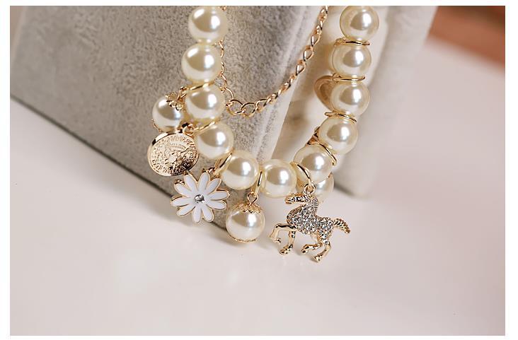 Pearl Flower Bracelet – Floral Pearl Jewelry for Women