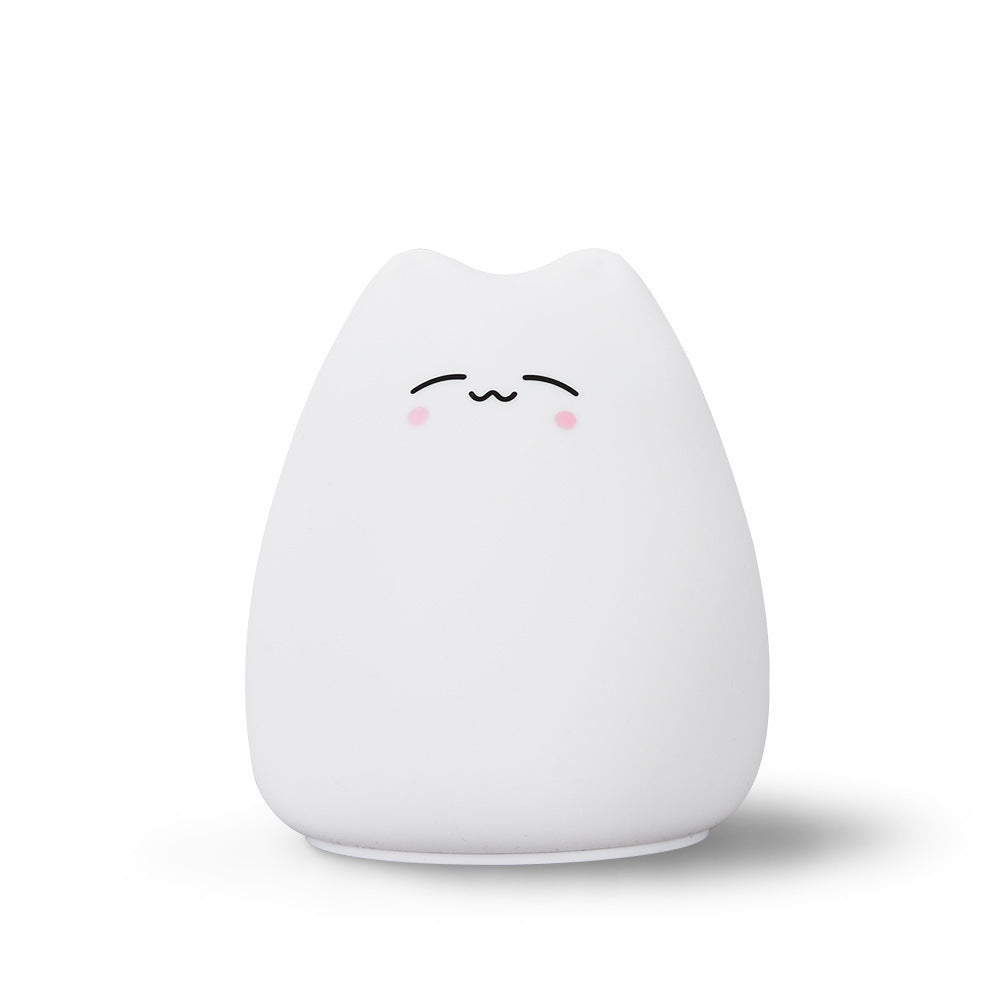 Silicone Touch LED Night Light – Cute Color Changing Lamp for Kids & Babies