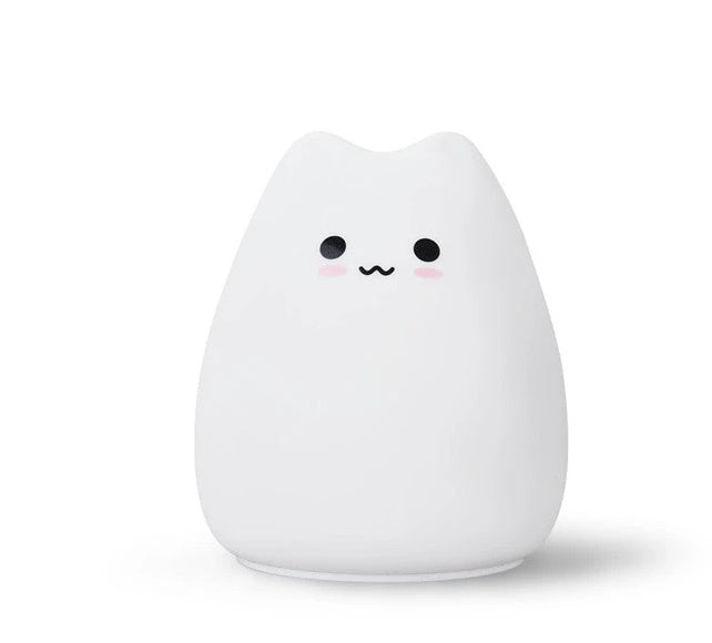 Silicone Touch LED Night Light – Cute Color Changing Lamp for Kids & Babies