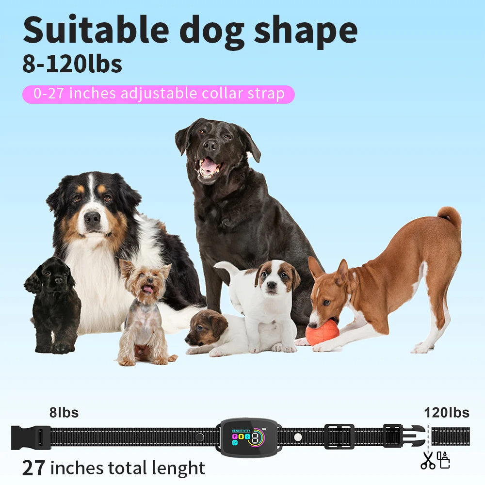 Smart Anti-Bark Dog Collar – Waterproof, Rechargeable Bark Control for Dogs